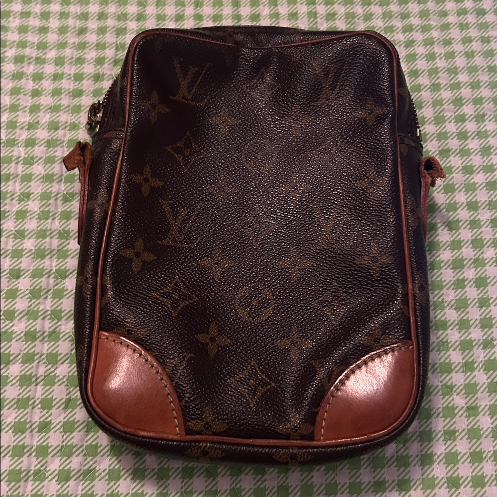 Authentic Louis Vuitton Monogram Crossbody Bag damaged